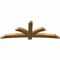 Ekena Millwork Davenport Rough Sawn Timber Gable Bracket, Western Red Cedar, 96"W x 36"H x 4"D x 6"F, 9/12 Pitch GBW096X36X0406DAV00RWR - alternate 2
